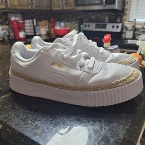 Puma Women's White Platform Sneakers